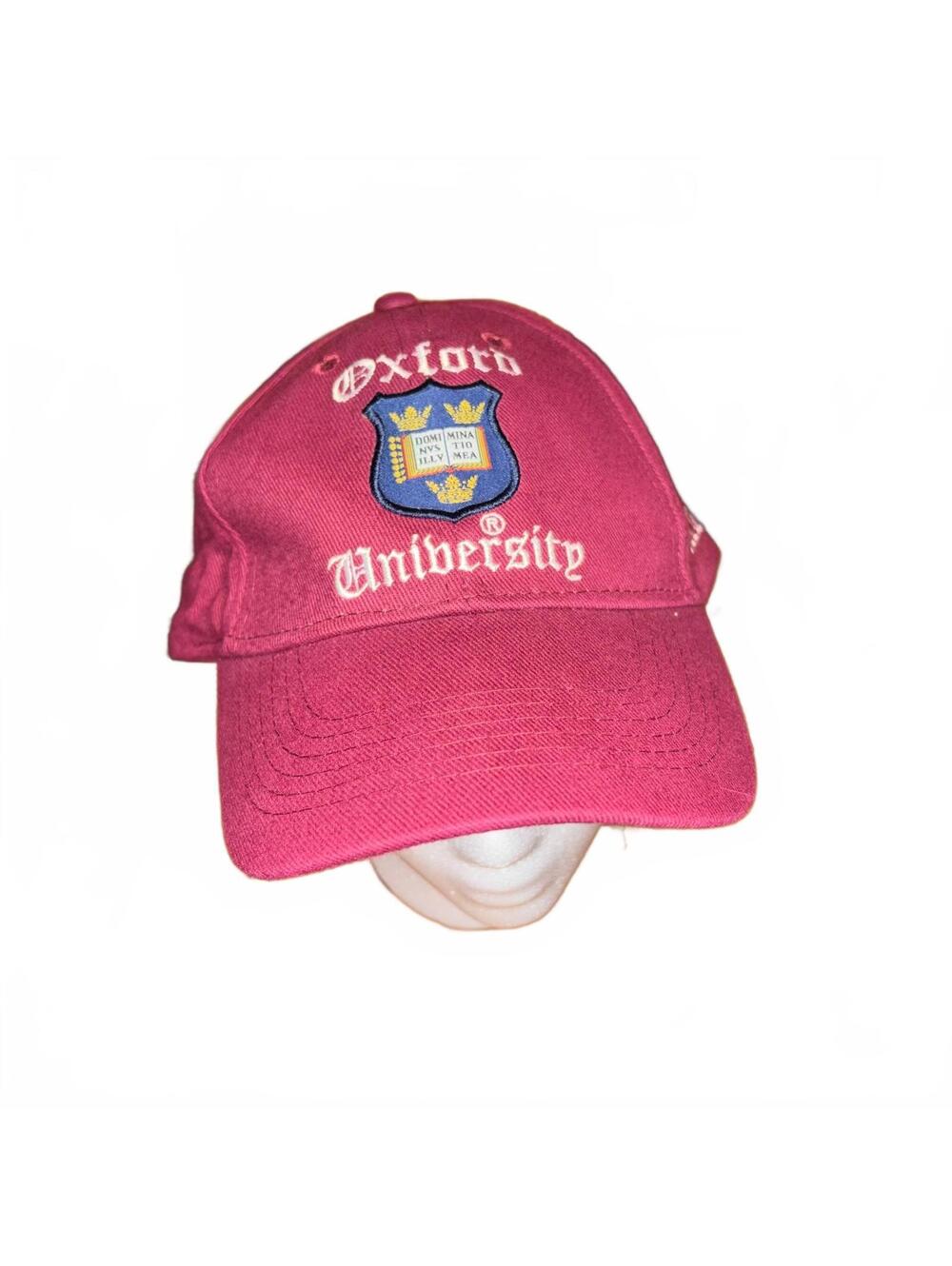 Oxford University Burgundy Embroidered Baseball Cap Est. 1231 NWT Collegiate